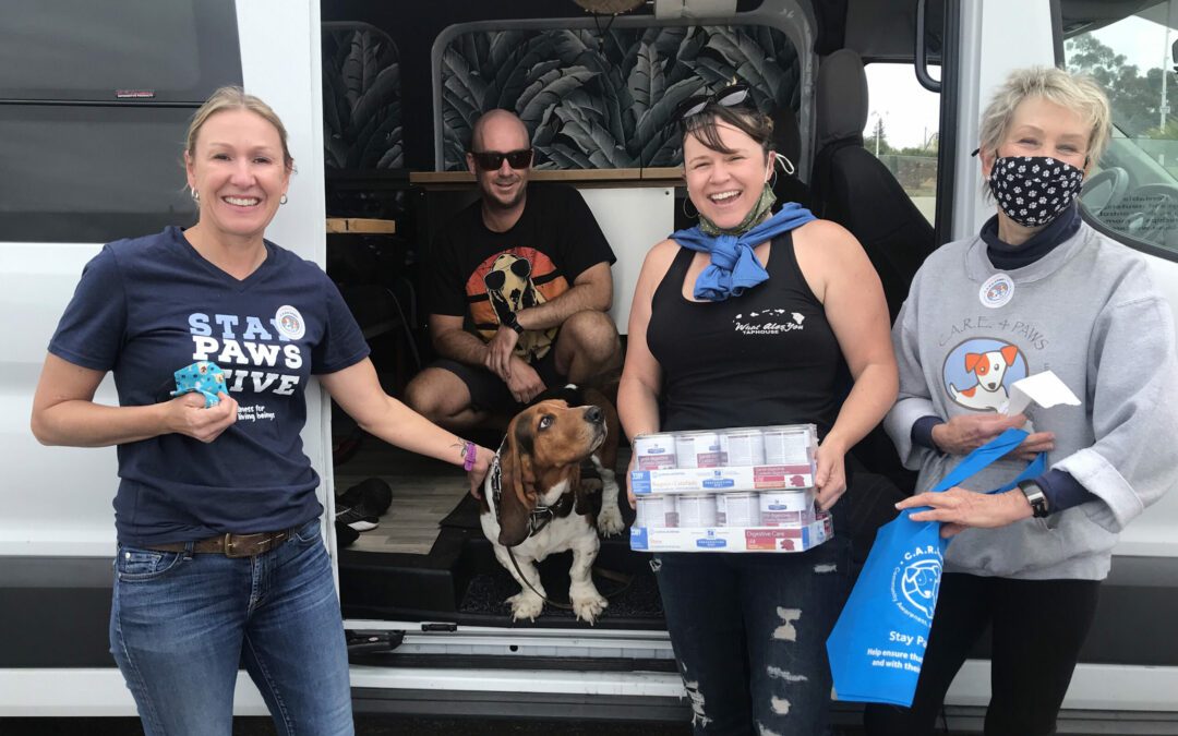 C.A.R.E.4Paws hosts first countywide pet food donation drive-thru